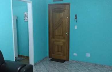 Imagem: O apartamento possui 2 Dormitórios, 1 Banheiro, 1 Vaga na garagem