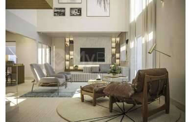 Imagem: A casa em condomínio possui 4 Dormitórios, 5 Banheiros, 2