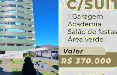 Imagem: O apartamento possui 2 Dormitórios, 1 Banheiro, 1 Vaga na garagem