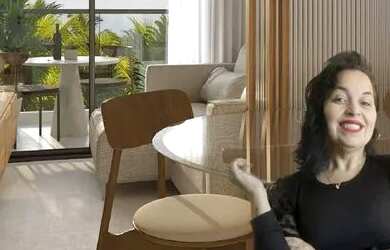 Imagem: O apartamento possui 1 Dormitório, 1 Banheiro, 1 Vaga na garagem