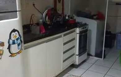 Imagem: O apartamento possui 2 Dormitórios, 1 Banheiro, 1 Vaga na garagem
