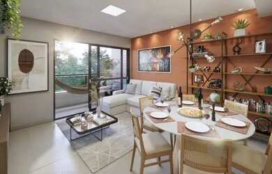 Imagem: O apartamento possui 2 Dormitórios, 2 Banheiros, 1 Vaga na