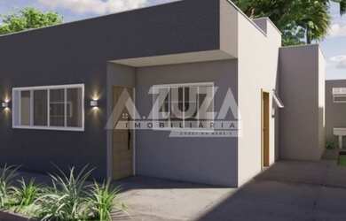 Imagem: A casa possui 2 Dormitórios, 2 Banheiros e 1 Vaga na garagem