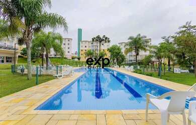 Imagem: O apartamento possui 2 Dormitórios, 1 Banheiro, 1 Vaga na garagem