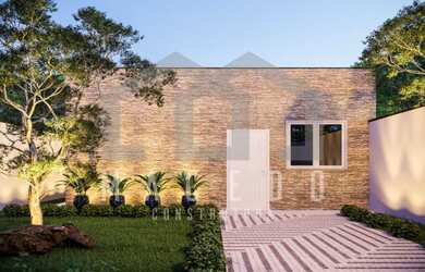 Imagem: A casa possui 2 Dormitórios, 2 Banheiros, 2 Vagas na garagem