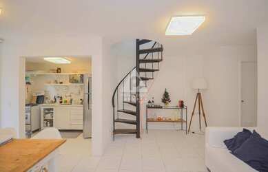 Imagem: O apartamento na cobertura possui 2 Dormitórios, 3 Banheiros