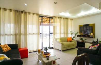 Imagem: O apartamento na cobertura possui 3 Dormitórios, 4 Banheiros