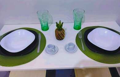 Imagem: A casa possui 1 Dormitório, 1 Banheiro e Imóvel mobiliado