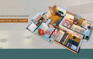 Imagem 8: Apartamento com 1 dormitório à venda, 48 m² por R$ 346.608,00 - Jardim Aquarius - São José