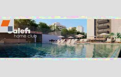 Imagem: O apartamento possui 1 Dormitório, 1 Banheiro, 1 Vaga na garagem