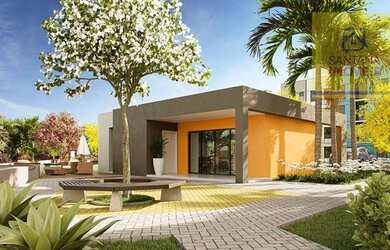 Imagem: O apartamento possui 2 Dormitórios, 1 Banheiro, 1 Vaga na garagem