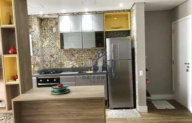 Imagem: O apartamento possui 2 Dormitórios, 2 Banheiros, 1 Vaga na