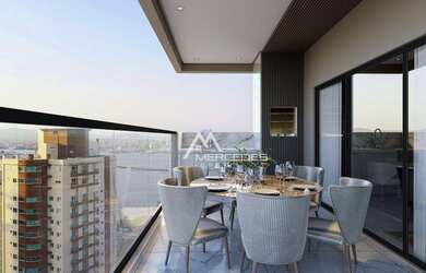 Imagem: O apartamento e possui 3 Dormitórios, Suítes, 3 Banheiros