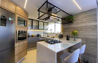 Imagem: O apartamento na cobertura possui 1 Dormitório, 2 Banheiros