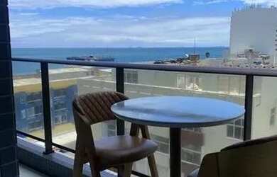 Imagem 5: APARTAMENTO 1/4 32 M2 VARANDA VISTA MAR MOBILIADO NA BARRA