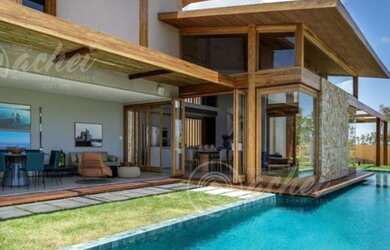 Imagem: A casa em condomínio possui 5 Dormitórios, 5 Banheiros, 3