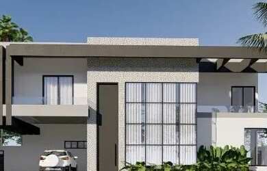 Imagem: A casa em condomínio possui 5 Dormitórios, 5 Banheiros, 4