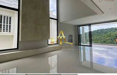 Imagem: A casa em condomínio possui 4 Dormitórios, 5 Banheiros, 4