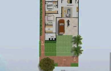 Imagem: O terreno possui 250m² de Área e está localizado em Luizote