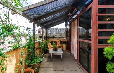 Imagem: O apartamento na cobertura possui 2 Dormitórios, 2 Banheiros