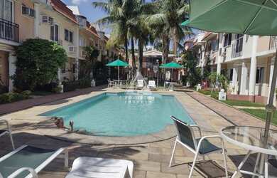 Imagem: A casa em condomínio possui 4 Dormitórios, 3 Banheiros, 2