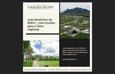 Imagem: O terreno possui 813m² de Área e está localizado em Jacuhy