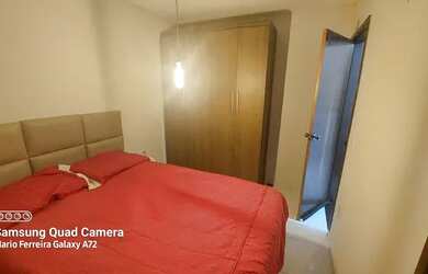 Imagem: O apartamento possui 1 Dormitório, 1 Banheiro, 1 Vaga na garagem