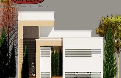 Imagem: A casa possui 3 Dormitórios, 2 Banheiros, 2 Vagas na garagem