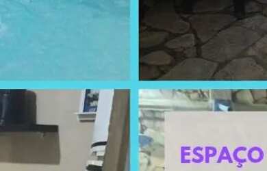 Imagem 7: Espaço para pequenos eventos no Janga com piscina e churrasqueira