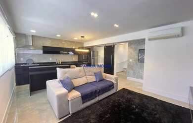 Imagem 2: Casa Sobreposta Alta a Venda 3 Suítes Churrasqueira Marapé Santos SP