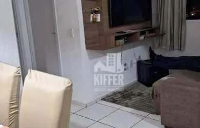 Imagem: O apartamento possui 2 Dormitórios, 1 Banheiro, 1 Vaga na garagem