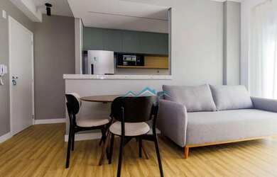 Imagem: O apartamento possui 1 Dormitório, 1 Banheiro e 37m² de Área