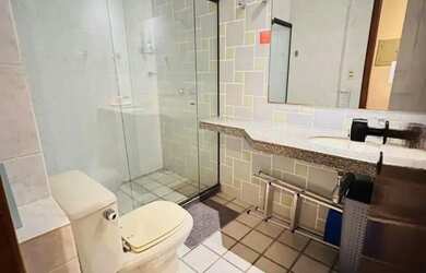 Imagem: O apartamento possui 1 Dormitório, 1 Banheiro, 1 Vaga na garagem