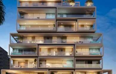 Imagem: O apartamento na cobertura possui 3 Dormitórios, 4 Banheiros