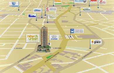 Imagem: O apartamento possui 3 Dormitórios, 2 Banheiros, 2 Vagas na