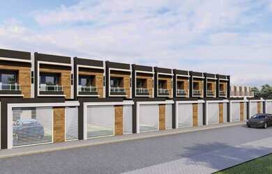 Imagem: A casa possui 3 Dormitórios, 3 Banheiros, 2 Vagas na garagem