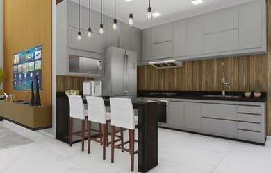 Imagem 3: Casa de condomínio térrea para venda possui 152 metros quadrados com...