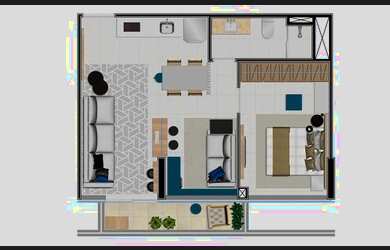 Imagem 11: Apartamento à venda com 46 metros quadrados com 1 quarto em Osasco SP