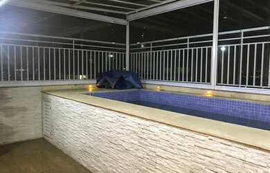 Imagem: O apartamento na cobertura possui 4 Dormitórios, 4 Banheiros