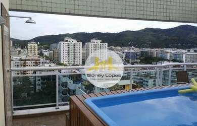 Imagem: O apartamento na cobertura possui 3 Dormitórios, 3 Banheiros