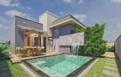 Imagem: A casa em condomínio possui 3 Dormitórios, 4 Banheiros, 4