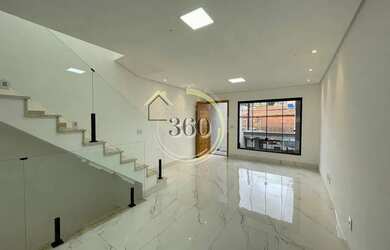 Imagem 2: Sobrado novo com 3 suítes, área gourmet e 6 vagas na Penha, alto padrão...