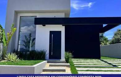 Imagem: A casa em condomínio possui 3 Dormitórios, 2 Banheiros, 1