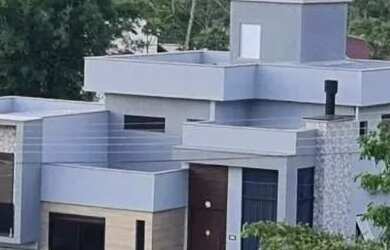 Imagem: A casa em condomínio possui 4 Dormitórios, 5 Banheiros, 4