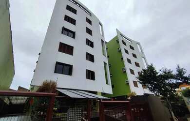 Imagem: O apartamento possui 1 Dormitório, 1 Banheiro, 1 Vaga na garagem