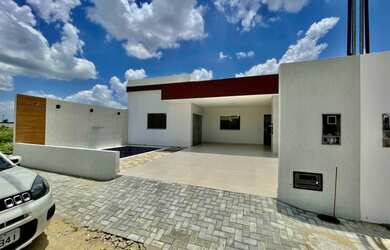 Imagem: A casa em condomínio possui 3 Dormitórios, 2 Banheiros, 2