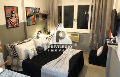 Imagem: A kitnet possui 1 Banheiro, 20m² de Área, Imóvel mobiliado