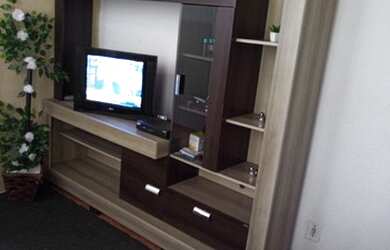 Imagem: A casa possui 2 Dormitórios, 1 Banheiro, 1 Vaga na garagem