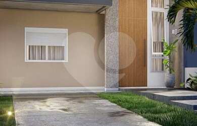 Imagem: A casa possui 2 Dormitórios, 2 Banheiros, 2 Vagas na garagem