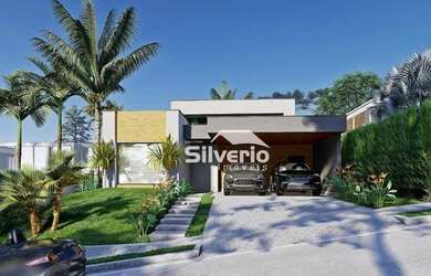 Imagem: A casa em condomínio possui 4 Dormitórios, 5 Banheiros, 2